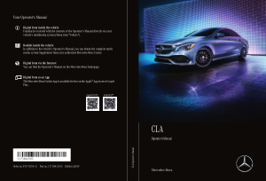 2019 Mercedes Benz CLA Operator Manual